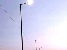 6 Meter GI Octagonal Light Pole Manufacturers