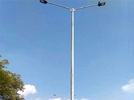 9 Meter GI Octagonal Light Pole
