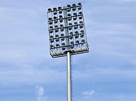 25 Meter Stadium High Mast Light Pole Manufacturers